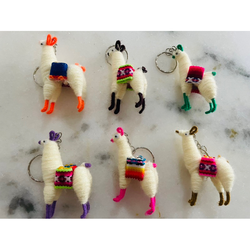 1 Chaveiro Lhama Colorido Lembrança do Peru em Oferta na Shopee
