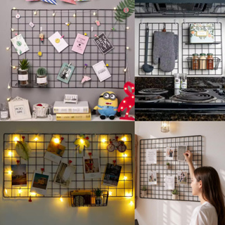 Memory Board Quadro de Visualizações Painel de Fotos e Avisos Decoração com Prendedor Led e Suporte em Oferta na Shopee