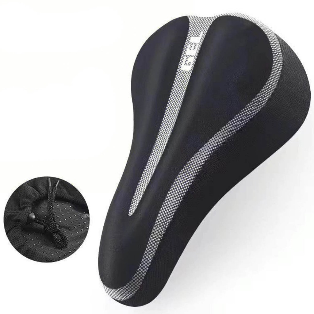 Capa Para Banco Selim Gel Banco Selim Forro Ajustável Para Bike Confortável Almofada