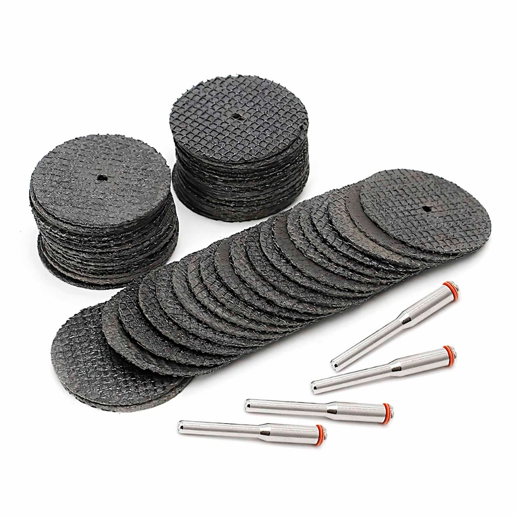 Kit 5 a 50 Mini Disco De Corte 32mm Para Metais Ferro Aço Alumínio Plástico Micro Retifica Furadeira