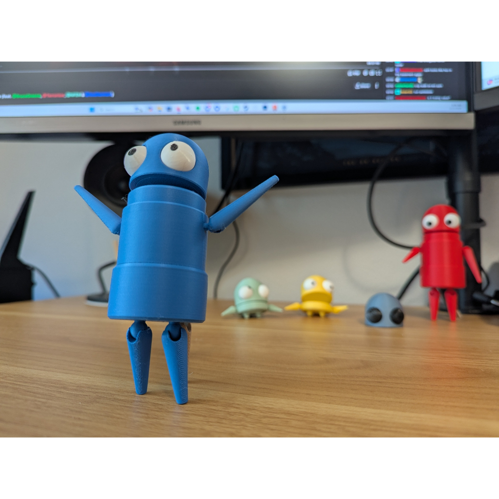 [melhor Qualidade Melhor Preço] Boneco R.e.p.o. Articulado Miniatura 3d Decoração Gamer e Colecionáveis — R$ 35,90 em Shopee