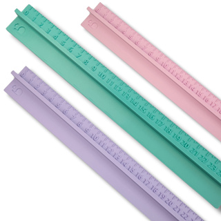 Régua Proteção Dedos Corte Papelaria Personalização Artesanato 30 Cm em Oferta na Shopee