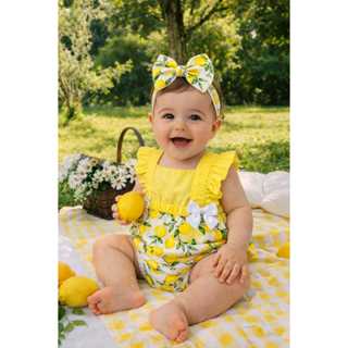 romper limão mesversario frutinhas em Oferta na Shopee