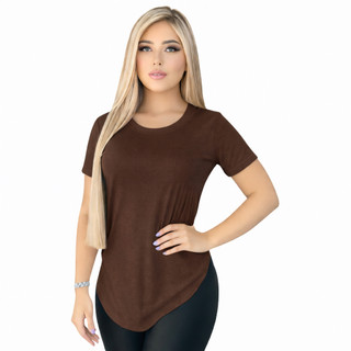 Blusinha Feminina Fit  Roupa Academia Blusa Longline