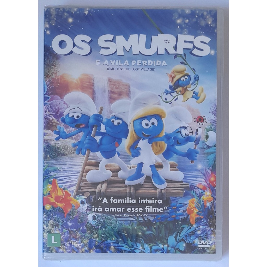 Dvd Filme Os Smurfs - Smurfs E A Vila Perdida - 2017 - Lacrado