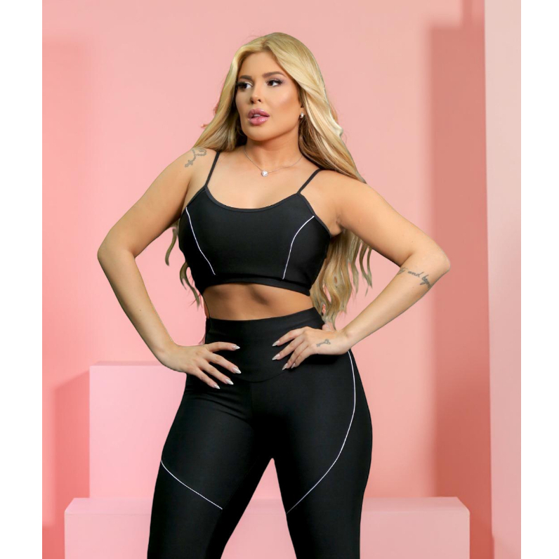Conjunto Para Academia Feminino | Sem Transparência e Modelagem Confortável