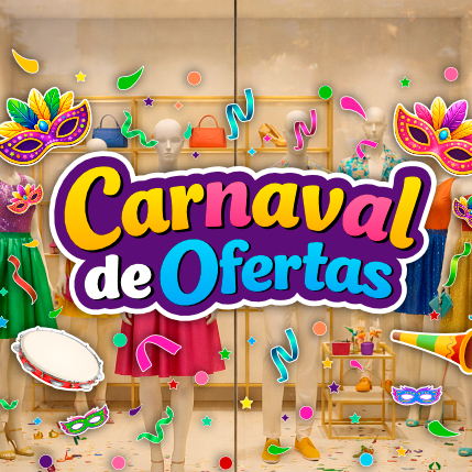 Adesivo Carnaval de Ofertas para Vitrine de Loja Folia promoção preços baixos Vinil Autocolante Alta Qualidade Impreshow em Oferta na Shopee