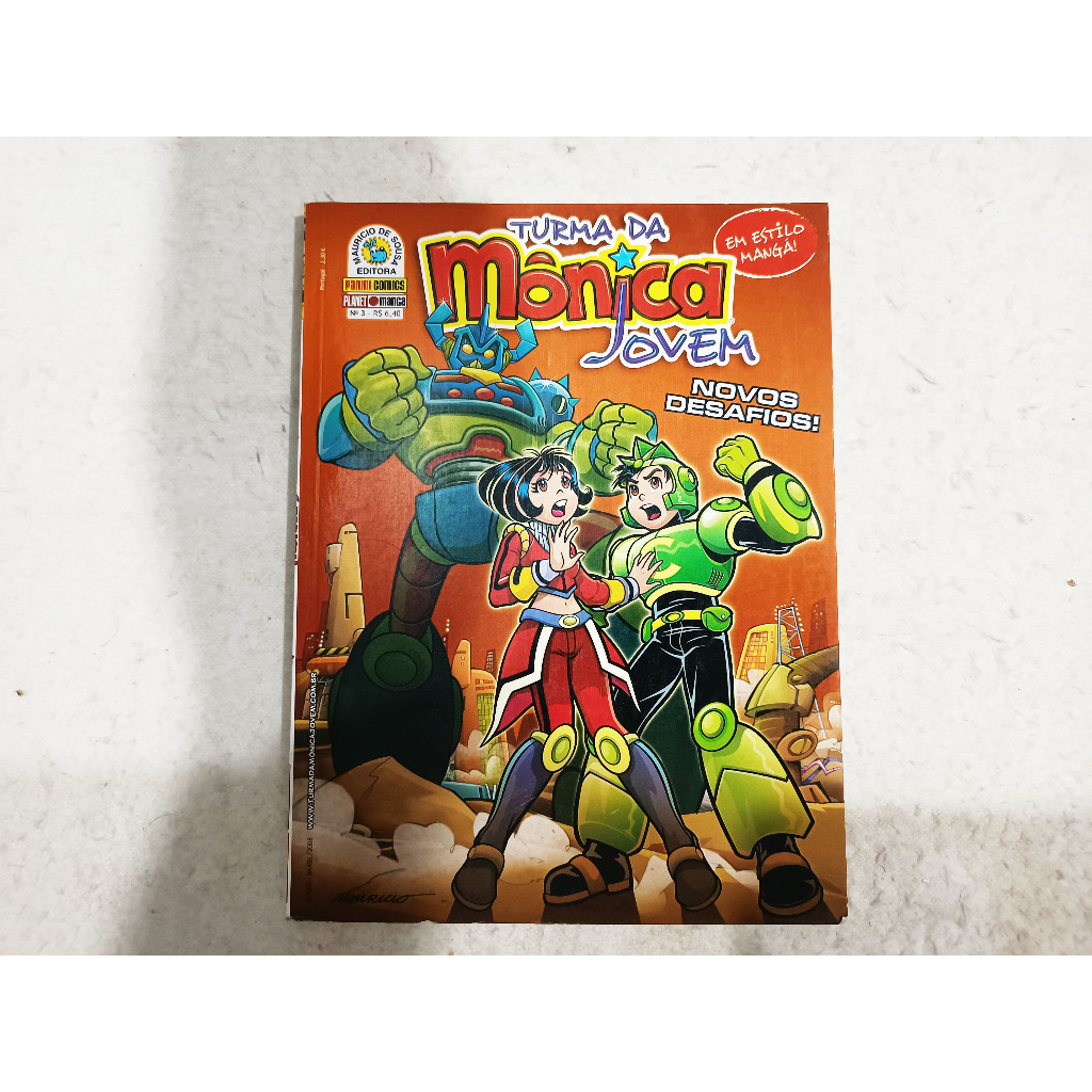 Revista Quadrinho Hq Turma Da Mônica Jovem N 3 Panini Novo