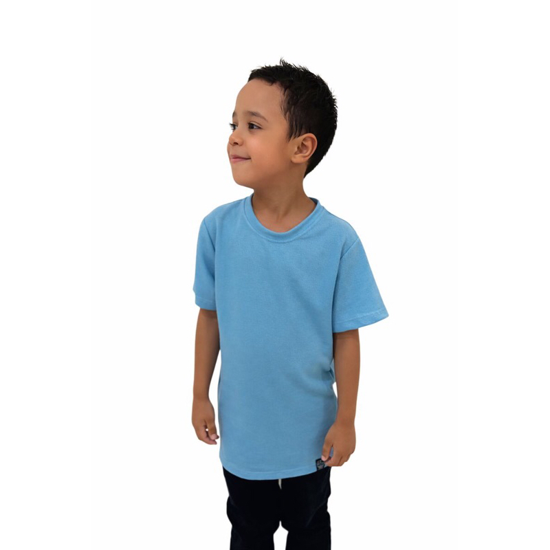 Camiseta Infantil Menino Manga Curta, Tecido Texturizado, Modelo Oversized em Oferta na Shopee