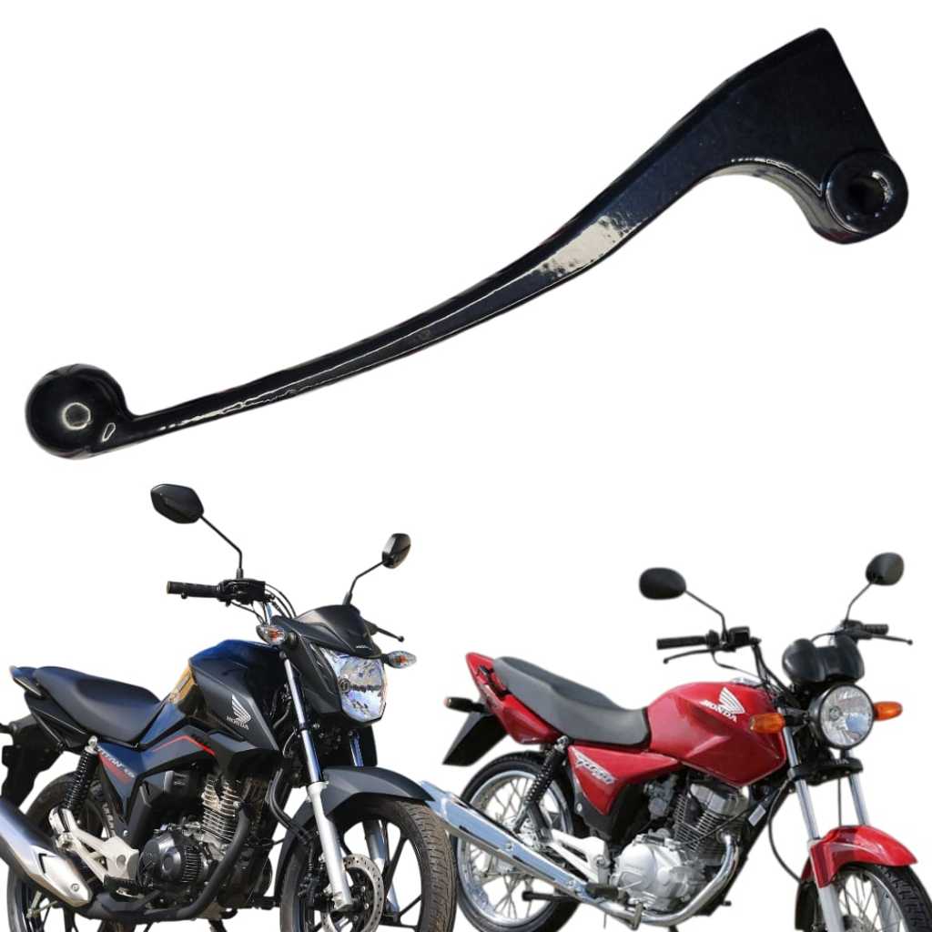 Manete De Embreagem Titan 125 150 160 Preto Lado Esquerdo em Oferta na Shopee