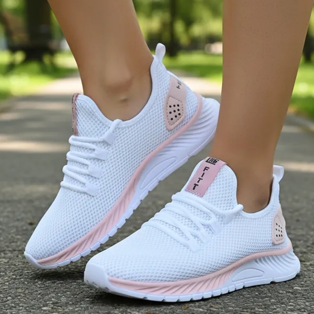 Tênis Esportivo Branco Fitt Shoes Unissex — foto 4