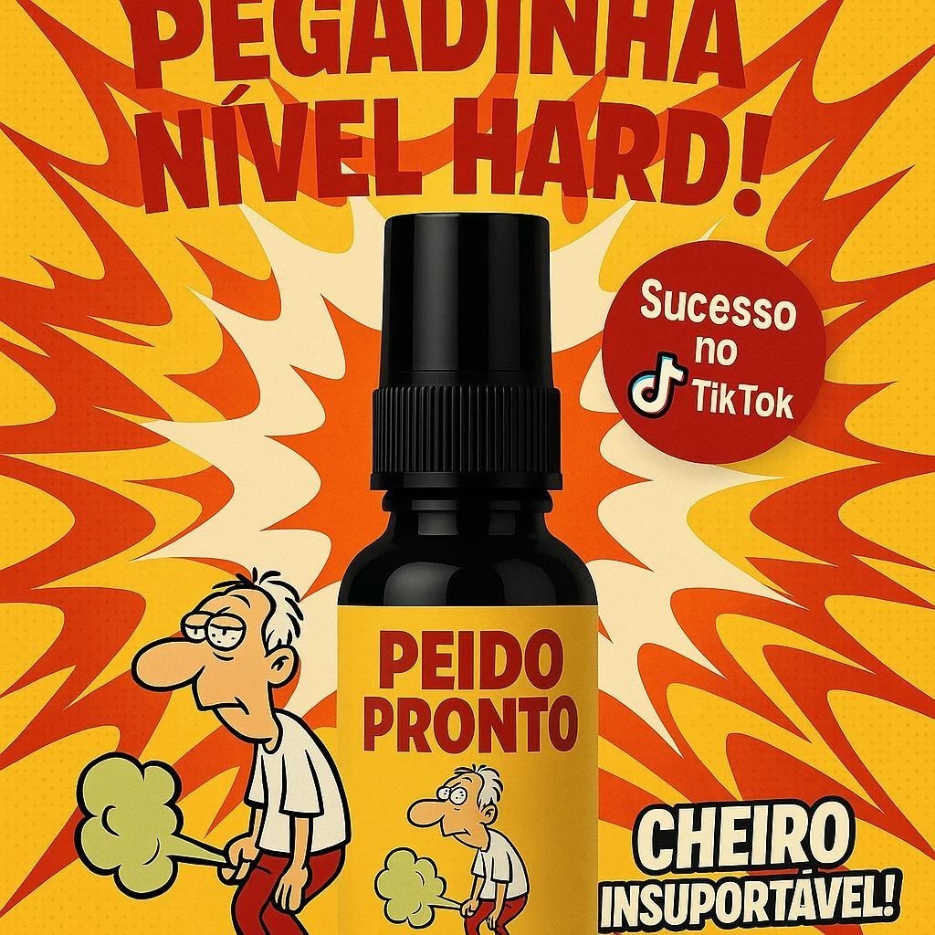 Peido Pronto - Spray de Peido Falso Realista, Pegadinha Engraçada, Zoação, Peido Liquido, Trolagem em Oferta na Shopee