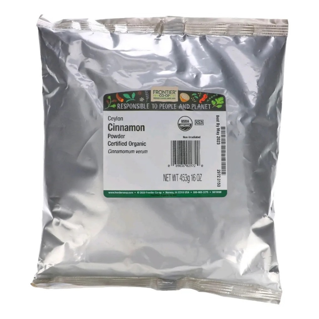 50g Canela Do Ceilão Orgânica Kosher Original Frontier