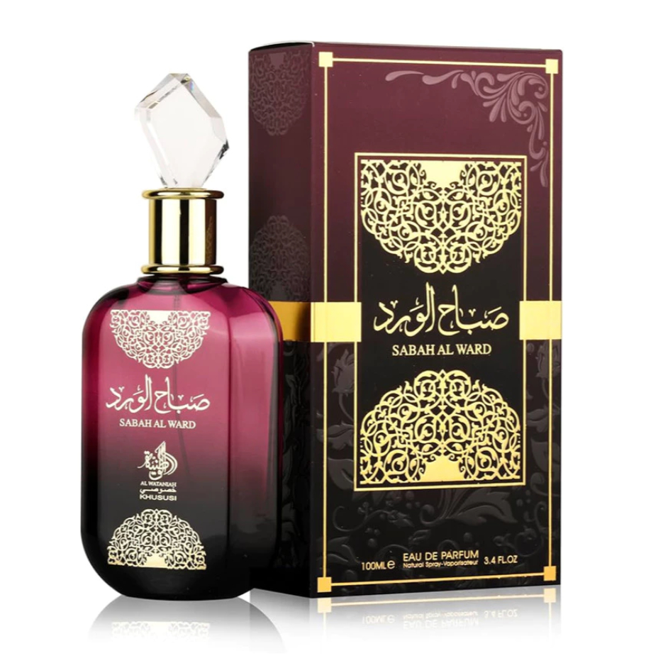 Perfume Feminino ÁRABE SABAH AL WARD 8ML 100ML Al Wataniah Eau de Parfum Edp Original