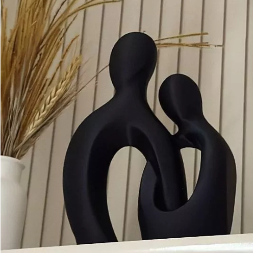 Escultura Decoração de Sala  Romântica Apaixonado -  Amor - Duas almas Apaixonada