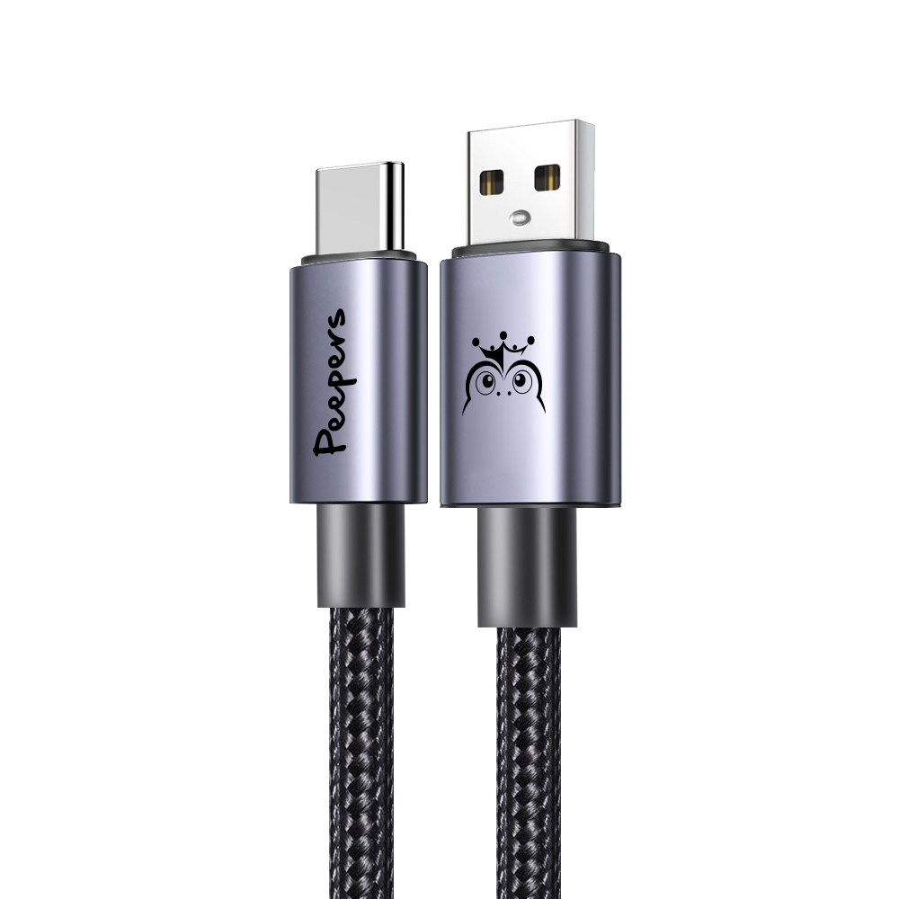 Cabo USB Tipo C 3 Metros Longo Reforçado Nylon Carga Rápida Turbo Dados para Android USB-C em Oferta na Shopee