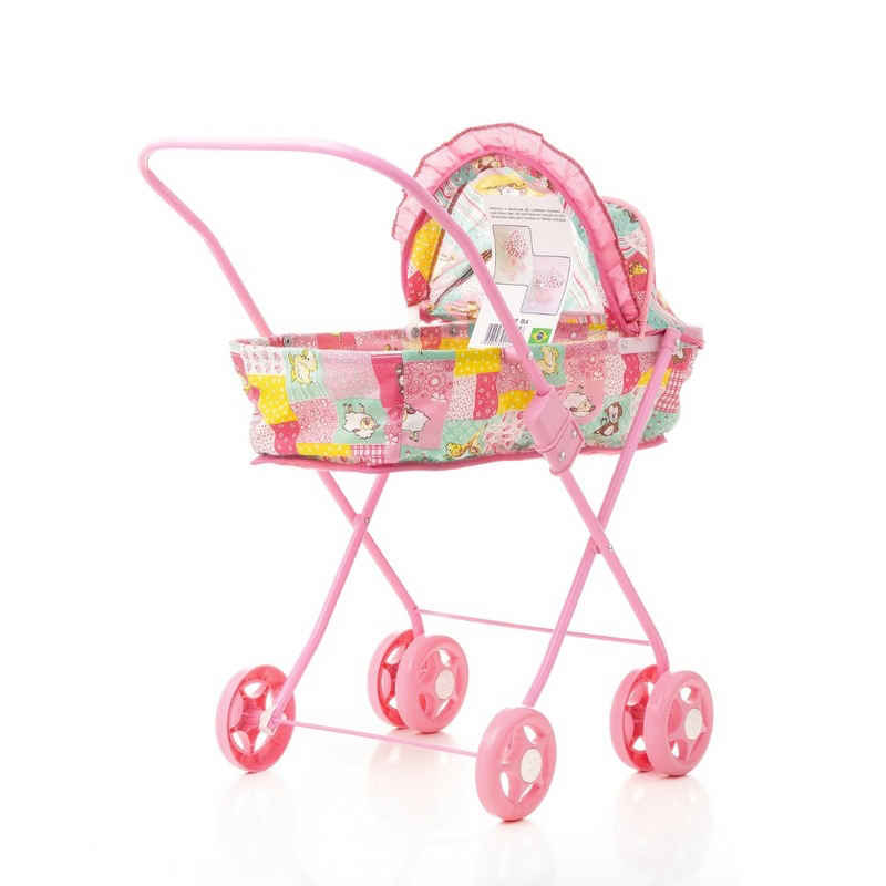 Carrinho De Boneca Com Capota Para Bebê Reborn E Baby Alive