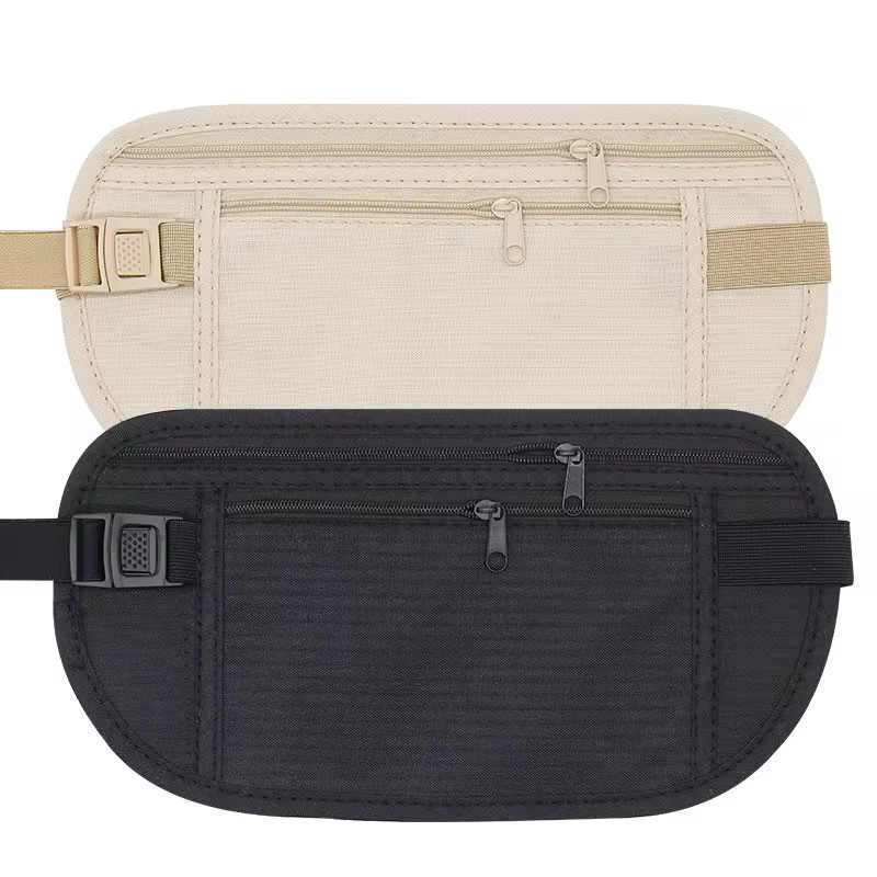 pochete doleira nylon impermeável fitness cinta celular academia Bolsa Roubo Furto Doleira Seguranç