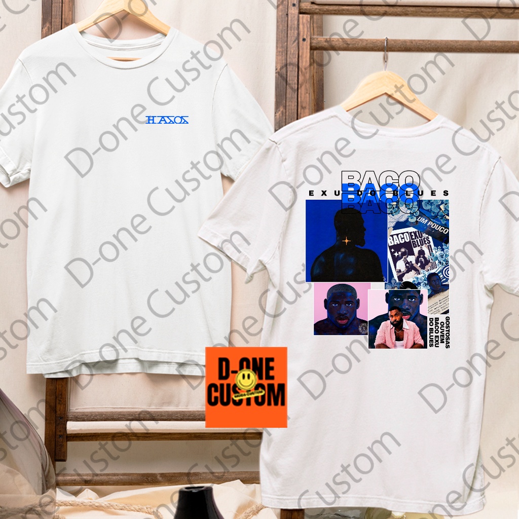 Camisa Camiseta Baco Exu do Blues Album Novo Hasos Lançamento Show Tour Homenagem Arena