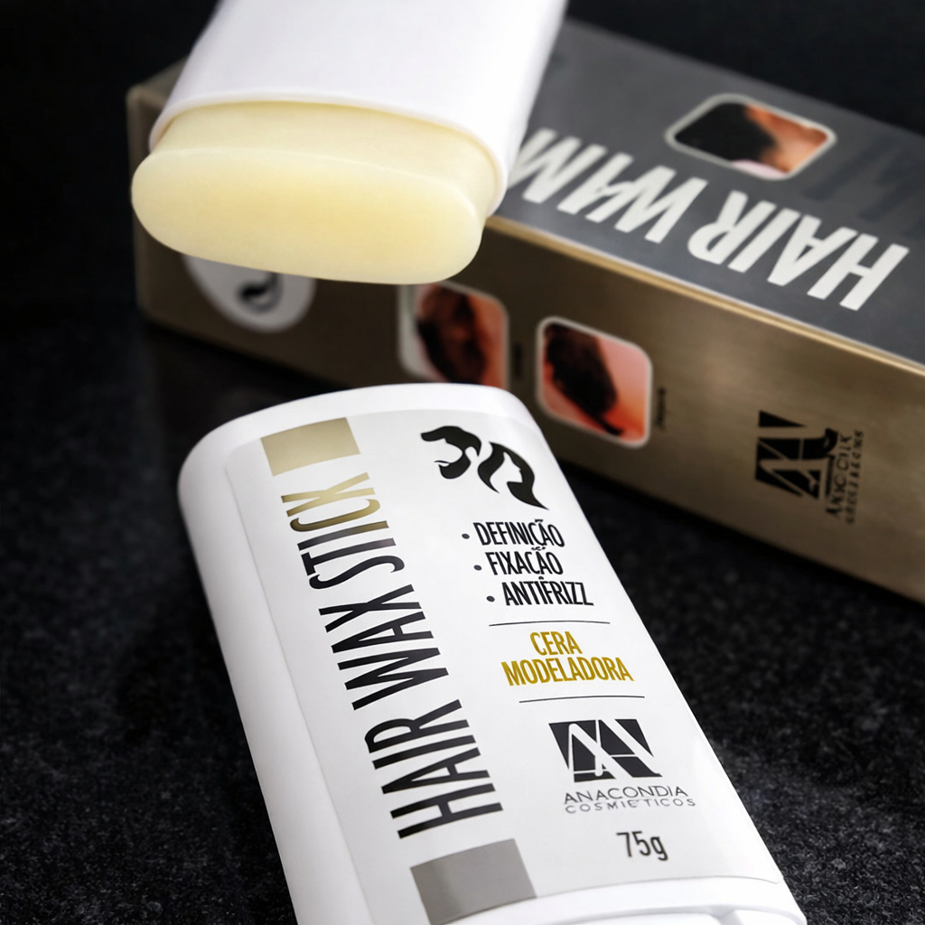 Cera Modeladora De Cabelo Antifrizz - Fixação Forte em Oferta na Shopee