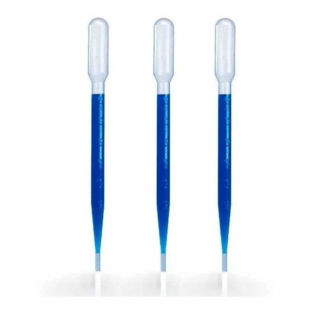 Pipeta Pasteur 1ml / 3ml Graduada - Descartavel Não Estéril  Pacotes com 10/50/100/500 Unidades em Oferta na Shopee