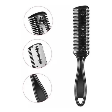 Pente Navalha Aparador Lâmina Desfia Tira Volume em Oferta na Shopee