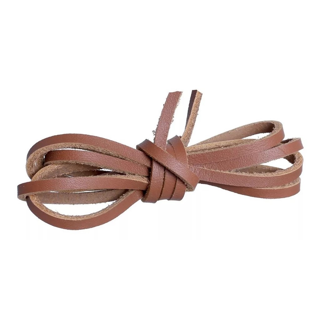 Cadarço Tento Couro 150cm Docksider, Cores especiais de tons terrosos, Alta Qualidade