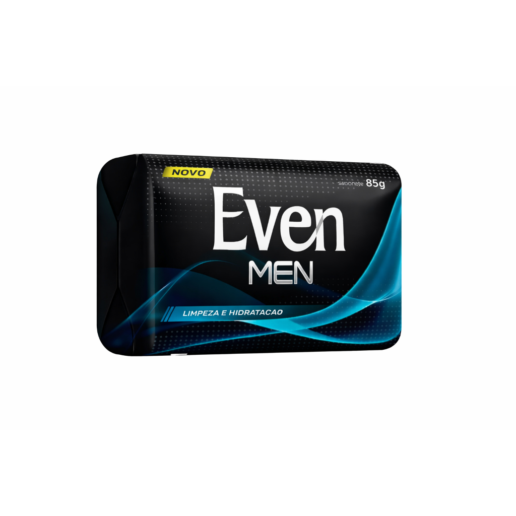 Sabonete em Barra Hidratante Even Men 85g - Kit 4 Unidades