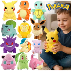Pélucia Pokemon Jigglypuff Brinquedo Pikachu 16 CM