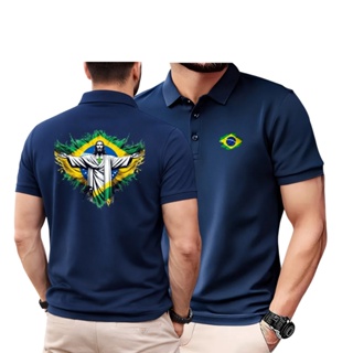 Camisa Polo masculino brasil lançamento torcedor nação brasileira em Oferta na Shopee