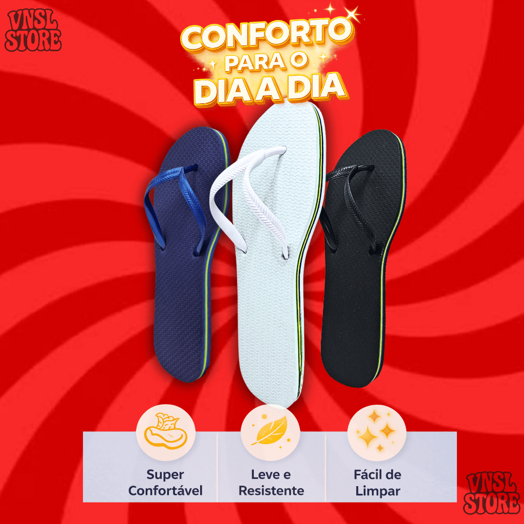 Chinelo Sandália Flat Up Feminino 3 Filete | Leve Confortável Casual Tendência em Oferta na Shopee