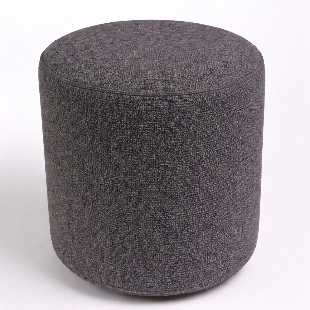 Puff Aura Bouclé Puff Decorativo Resistente Conforto e Design