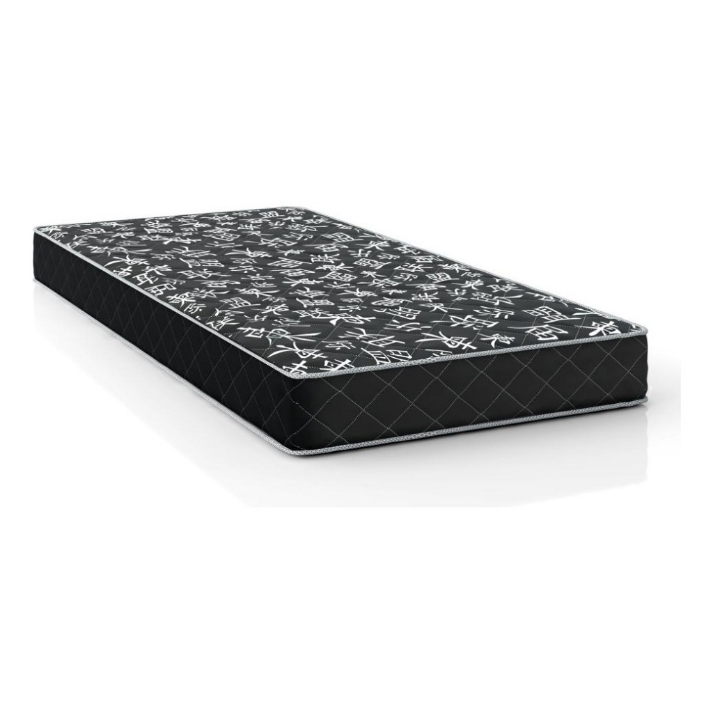 Colchão Solteiro 88x188 Espuma D20 12cm Firme Antialérgico Ortopédico Suporta 80kg