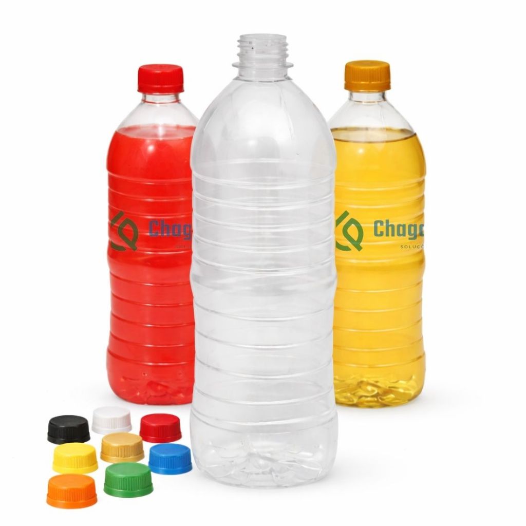 Garrafa PET 1,5 Litros 40 unidades C/ Tampa Lacre PCO28 Embalagem 1500ml, Bebidas Suco Água– Atacado