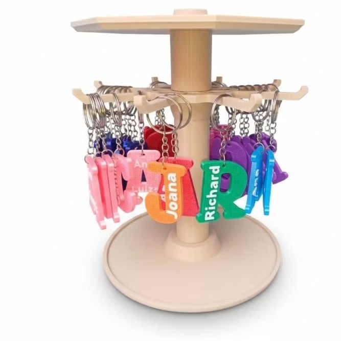 KIT Chaveiros Letras do alfabeto com nome personalizado de identificação escolar, lembrancinhas de aniversário, brindes.