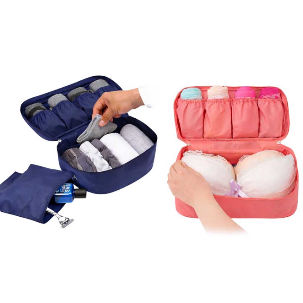 Bolsa Organizador De Viagem - necessaire organizadora de roupas íntimas lingerie maquiagem, mala