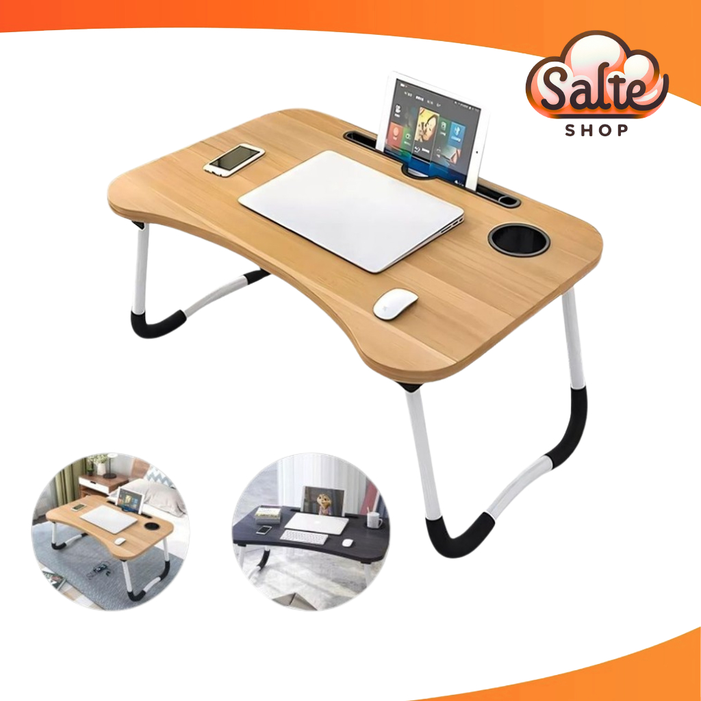 Mesa Suporte Dobravel Para Notbook Tablet  Celular com Suporte para Copo