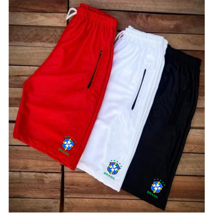 Bermuda Masculina Academia Chimpa Kit 2 ou 1 unidade - DryFit - Malha Leve e Confortável Copa 2026