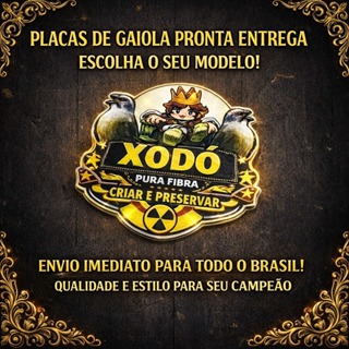 Placa de Gaiola Coleiro – Modelos Prontos – Envio Imediato em Oferta na Shopee