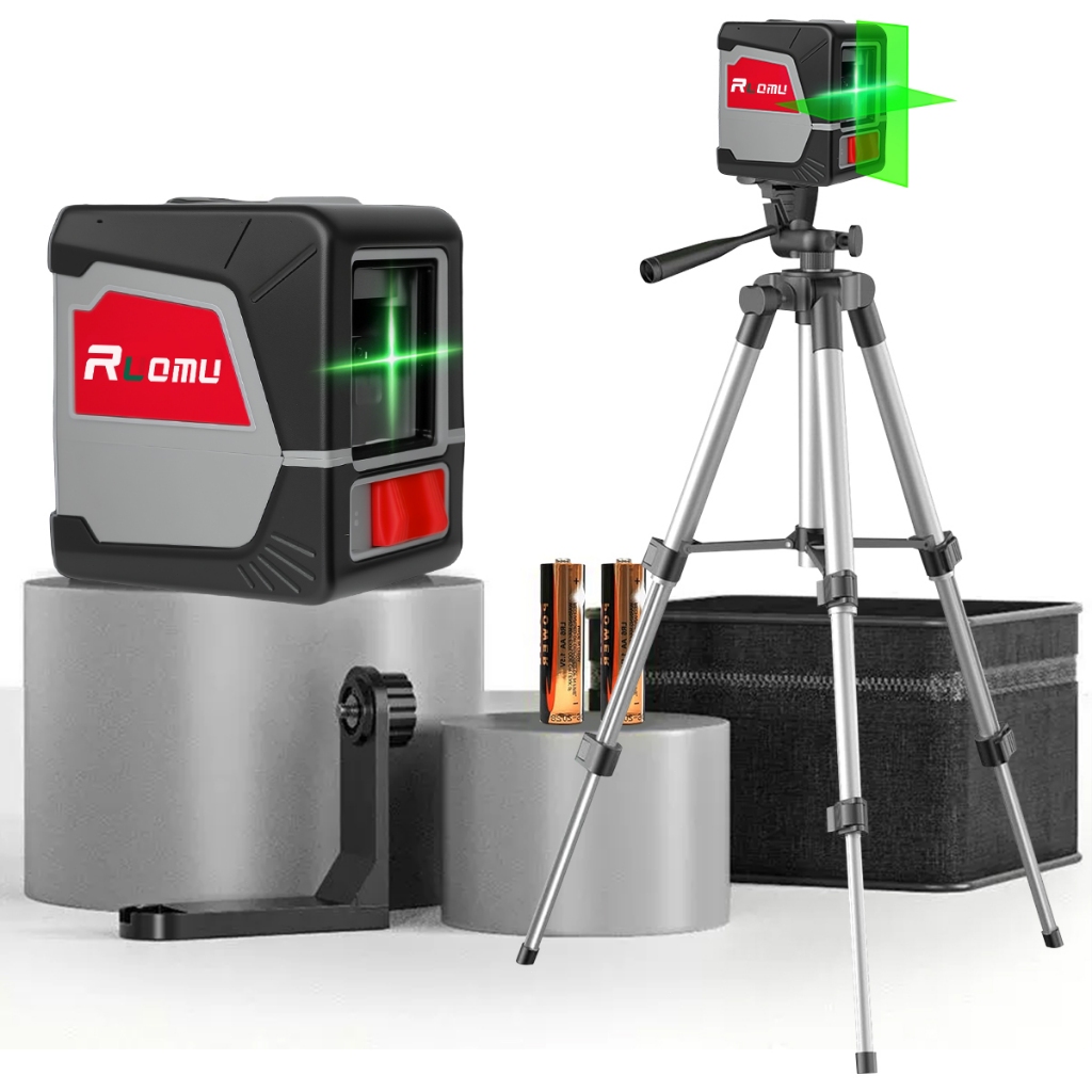 Nivel a Laser Profissional com Tripé 2 Linhas 2 Linhas Recarregável em Oferta na Shopee