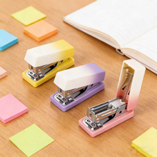 Mini Grampeador Com 400 Grampos – Design de Cor Degradê, Ideal para Estudos e Escritório em Oferta na Shopee