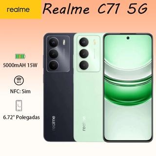 Celular Realme C71 5G Smartphone 8GB + 256GB Global versão NFC 50MP 5000 mAh Android 15 barato novo em Oferta na Shopee