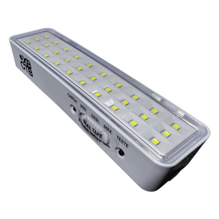 Luminaria Emergência 30 Leds 100lm 2w 6500k Bivolt CTB Branco 127/220v em Oferta na Shopee