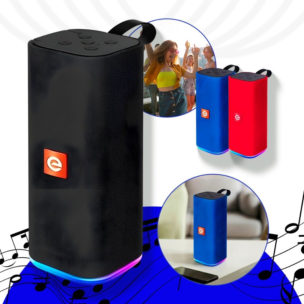 Caixinha de Som Bluetooth Exbom CS-M33BTL com FM SD USB em Oferta na Shopee