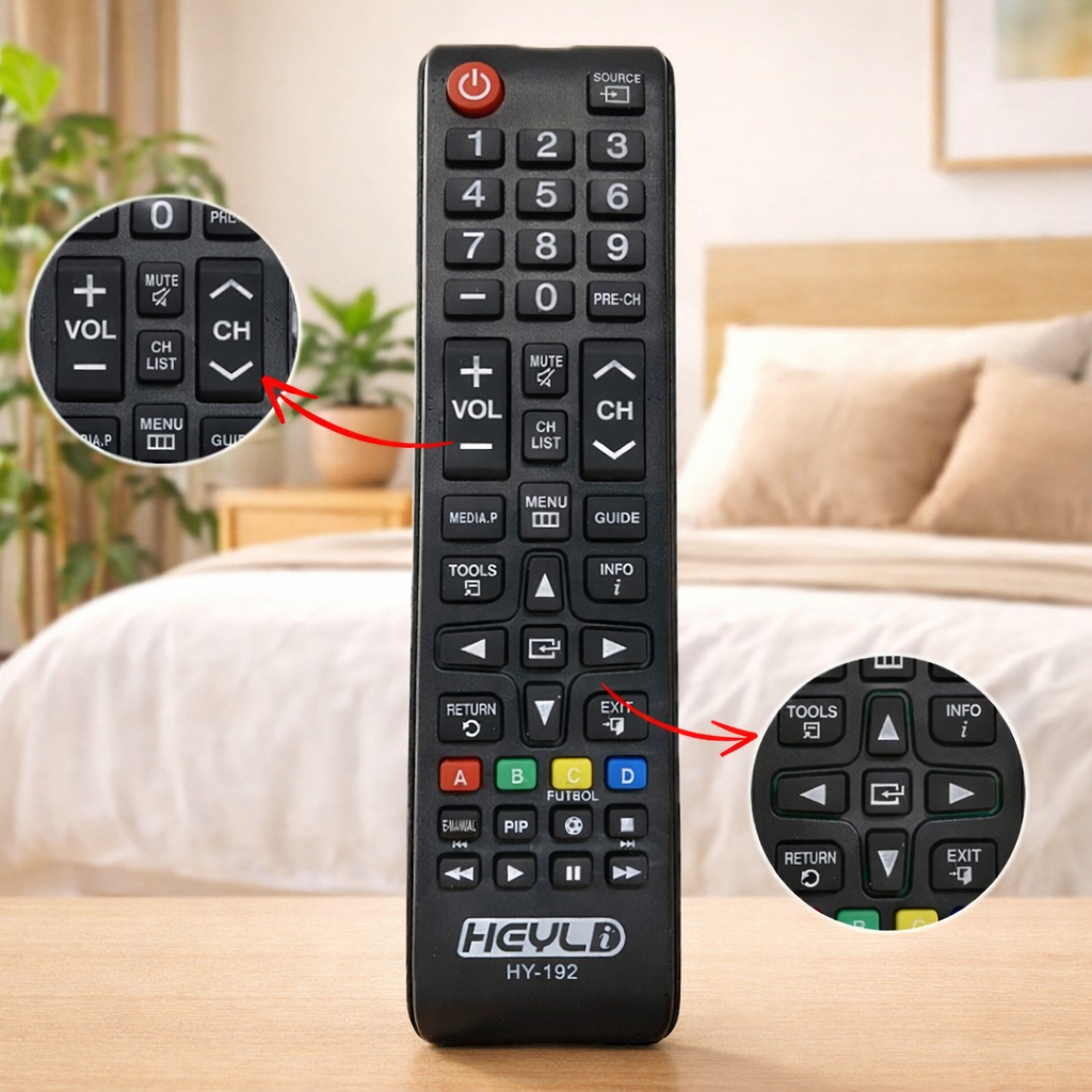 Controle Remoto Samsung Smart TV (Botão Futebol) - Compatível com Modelos LED/LCD/4K - Envio Imediato