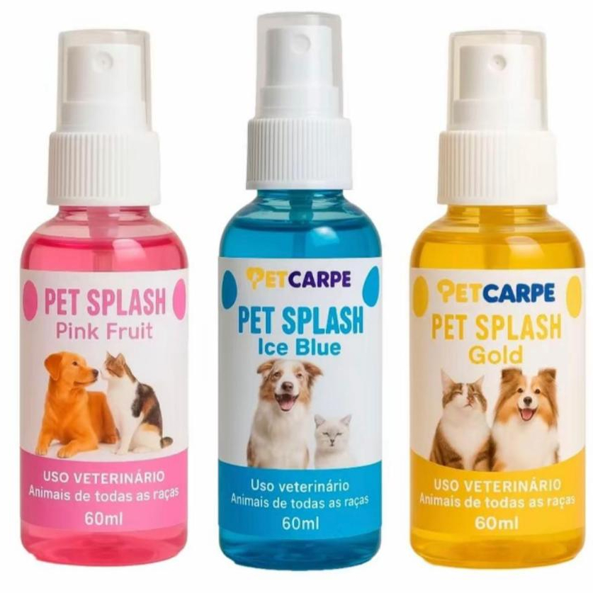 Perfume Colônia Pet Splash 60ml - Pet Carpe em Oferta na Shopee