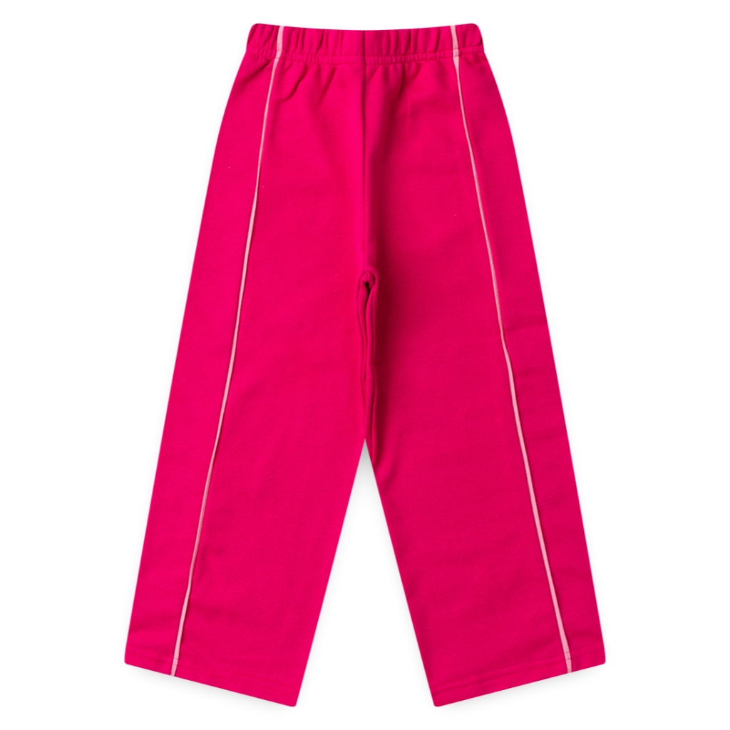 Calça Cargo Inverno Menina em Moletom com Filete