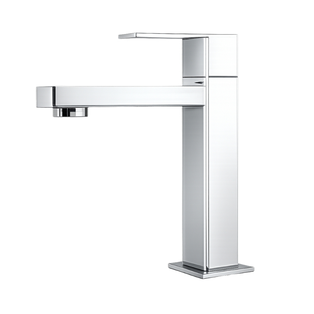 Torneira Pia de Banheiro Lavatório Cromada 100% Metal LUXO 1/4 de VOLTA
