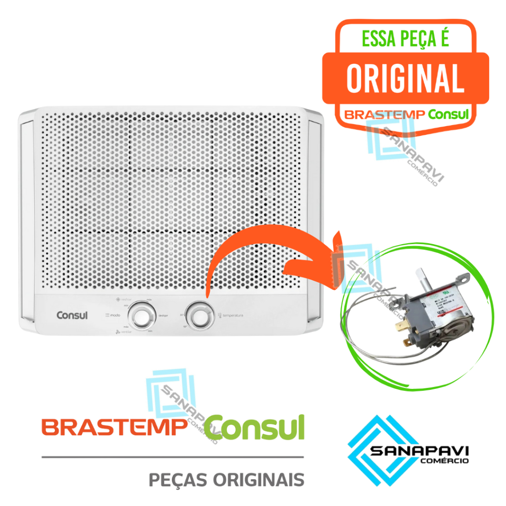Termostato W11547602 Ar Condicionado Consul Ccb10 Ccb12 Original