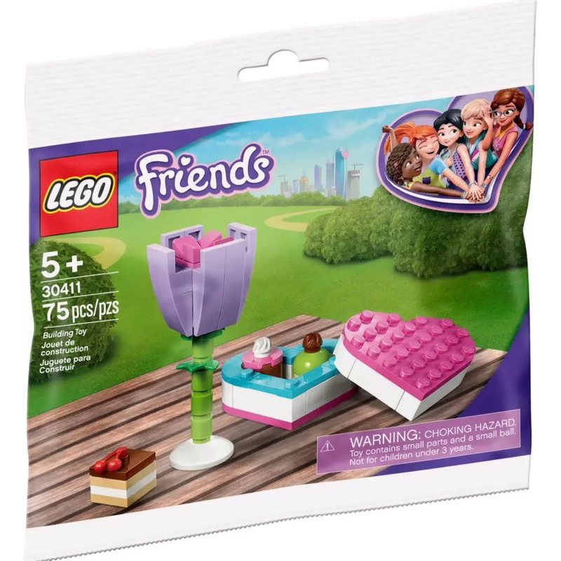 LEGO Friends 30411 - Caixa de chocolate e flor - 75 peças